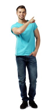 Yakışıklı genç adam.