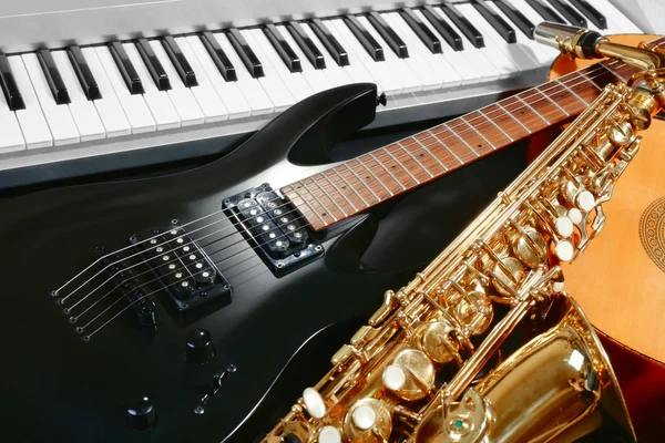 Olika musikinstrument — Stockfoto