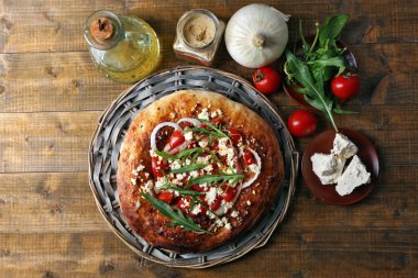 Yunan ev yapımı pizza