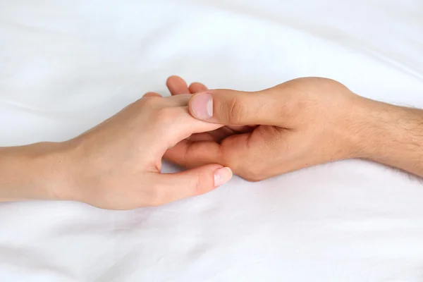 Male and female hands — Stock Photo, Image