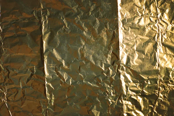 Crumpled foil texture — Stock Photo, Image