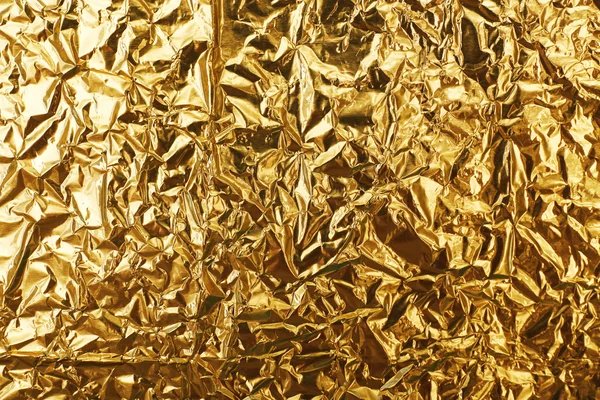 Crumpled foil texture — Stock Photo, Image