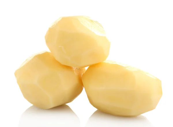 Raw peeled potatoes — Stock Photo, Image