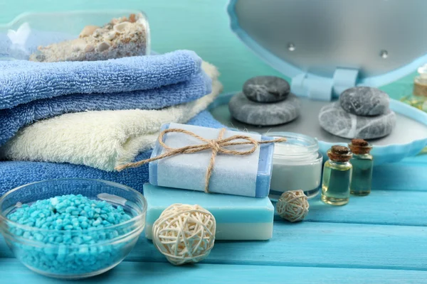 Spa stones and spa treatments — Stock Photo, Image