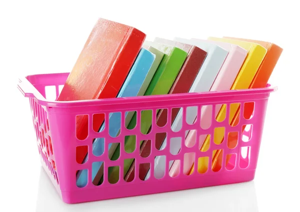 Shopping basket with books — Stock Photo, Image