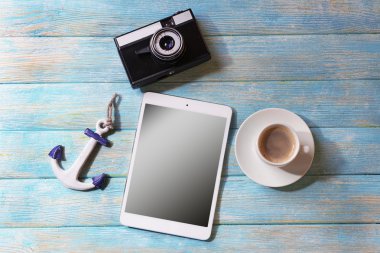 seyahat için rezervasyon bilet yakın çekim hazırlanıyor