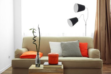 Modern oturma odası.