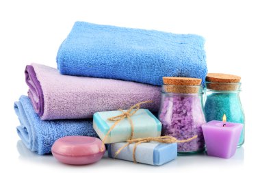 spa uygulamaları üzerinde beyaz izole.