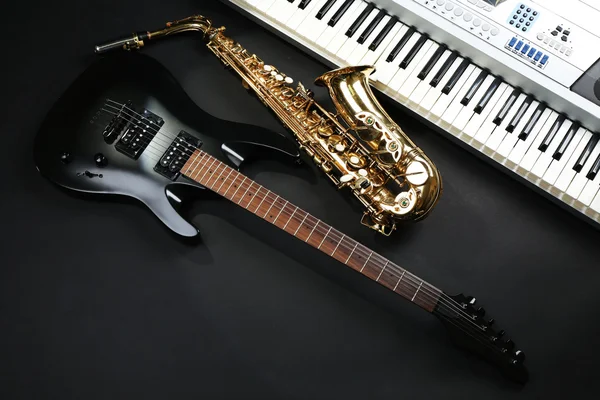 Instrumentos musicais, close up — Fotografia de Stock