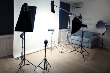 boş fotoğraf stüdyosu