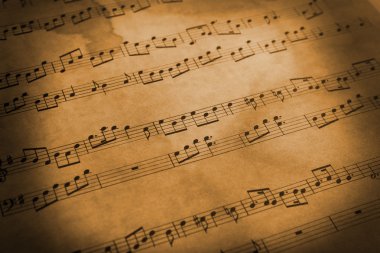 müzik Not arka planı