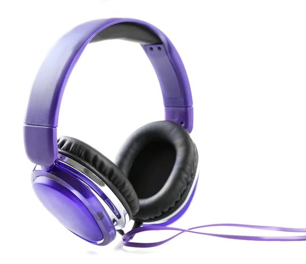 Modern headphones isolated on white — Stock Photo, Image