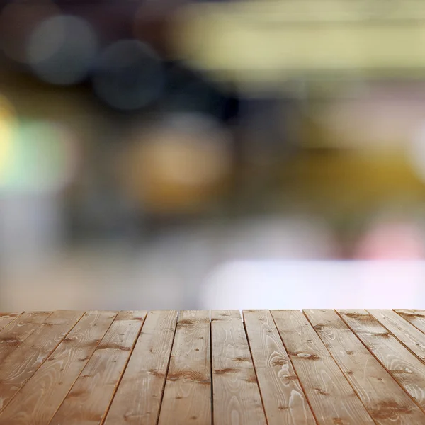 Soyut ahşap masa arka plan bulanıklık