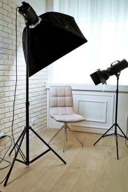 Modern iç ile fotoğraf stüdyosu