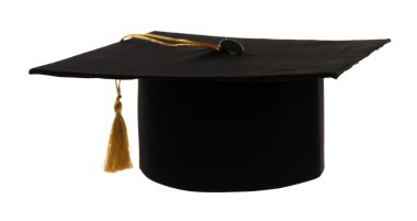 beyaz izole grad şapka