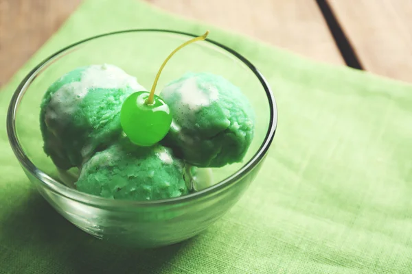 Helado casero de menta — Foto de Stock