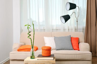 Modern oturma odası.