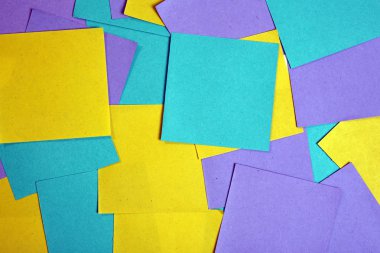 Renkli kağıt Not arka planı