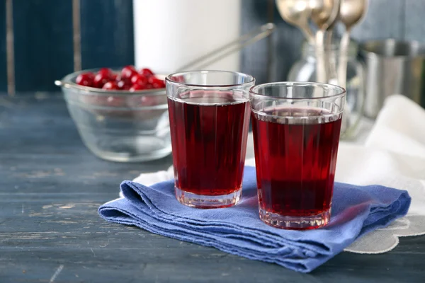 Succo di ciliegia dolce fatto in casa — Foto Stock