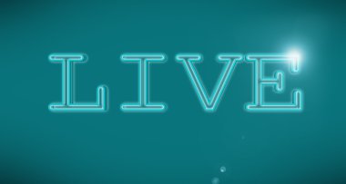 Life text design element