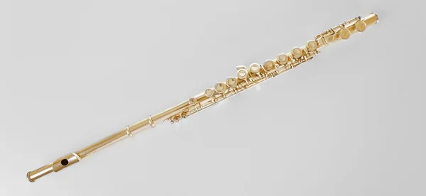 Flute isolated on white — Stock Photo, Image