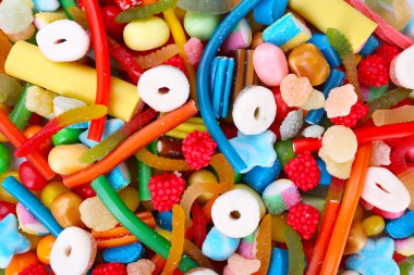 Renkli şeker arkaplanı