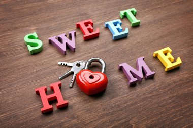 Harfleri oluşturan kelimeler Sweet Home 