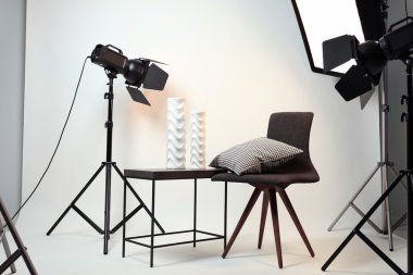 Modern iç ile fotoğraf stüdyosu
