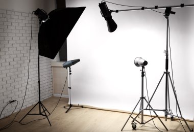 boş fotoğraf stüdyosu