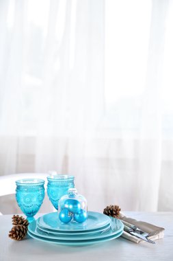 Noel tablo ayarı dekore edilmiş