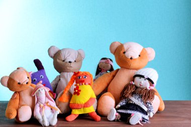 Renkli oyuncaklar yığını  