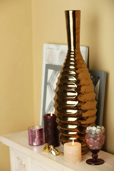 Modern vase with decor — Stock Photo, Image