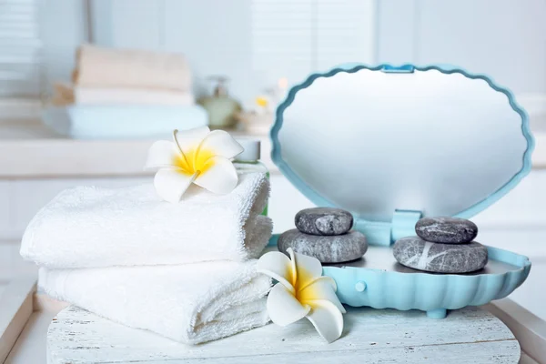 Spa stones and spa treatments — Stock Photo, Image