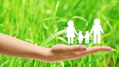  image of happy family on hand