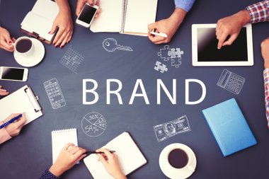 Elleriyle Üstten Görünüm  