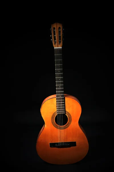 Classical guitar on dark — Stock Photo, Image