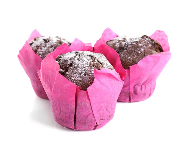 Νόστιμο cupcakes σοκολάτα — Φωτογραφία Αρχείου
