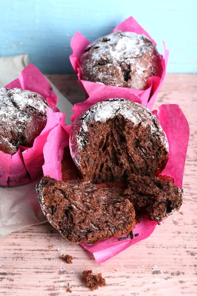 God choklad cupcakes — Stockfoto