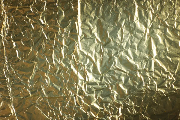 Crumpled foil texture — Stock Photo, Image