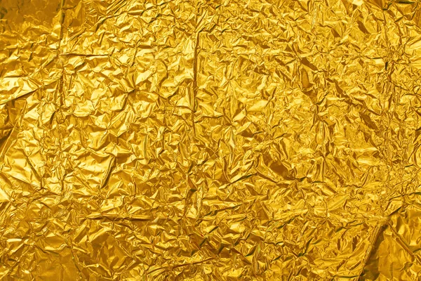 Gold crumpled foil background, banner. Aluminum foil as background for  design. Texture of crumpled foil. Crumpled Golden Foil, Texture Fashion  Background. Golden texture with metallic luster. Vector Stock Vector