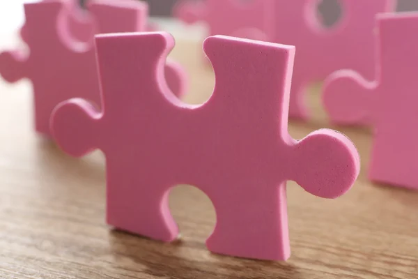 Puzzle concepto de piezas — Foto de Stock