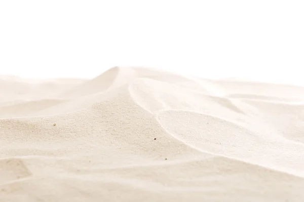 Pozadí moře písku izolovaných na bílém — Stock fotografie