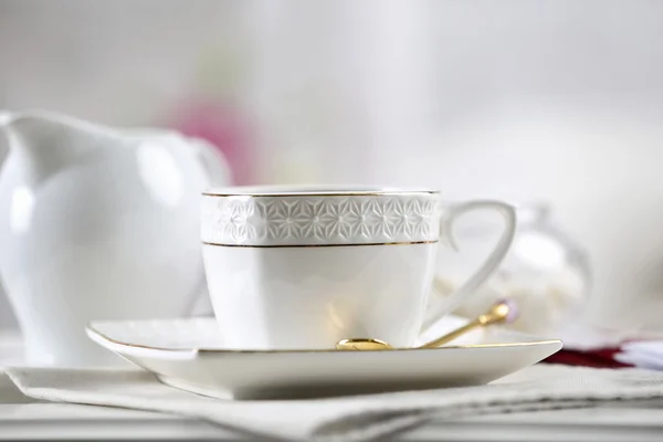 Masada oturma odasında çay — Stok fotoğraf