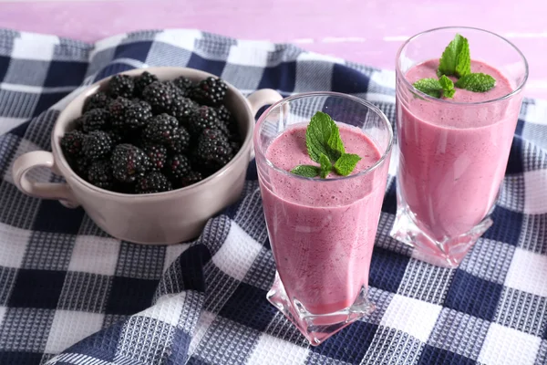Läckra berry smoothie — Stockfoto