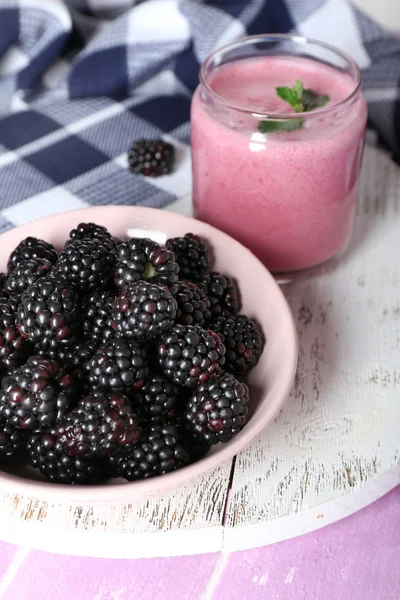 Delicious berry smoothie — Stock Photo, Image