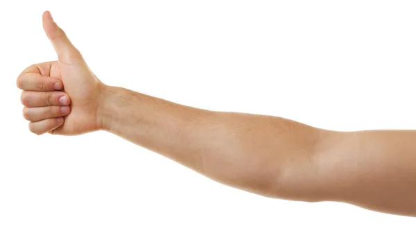 男性の手のジェスチャー — ストック写真
