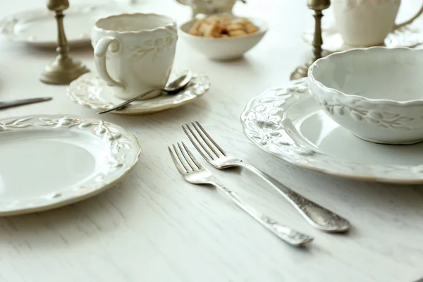 Elegancia mesa de ajuste —  Fotos de Stock