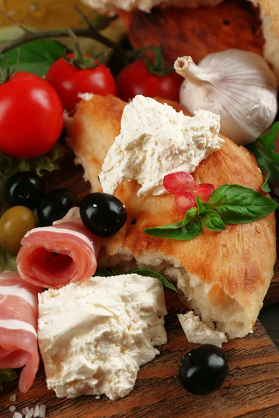 Ingredients of Mediterranean cuisine — Stock Photo, Image