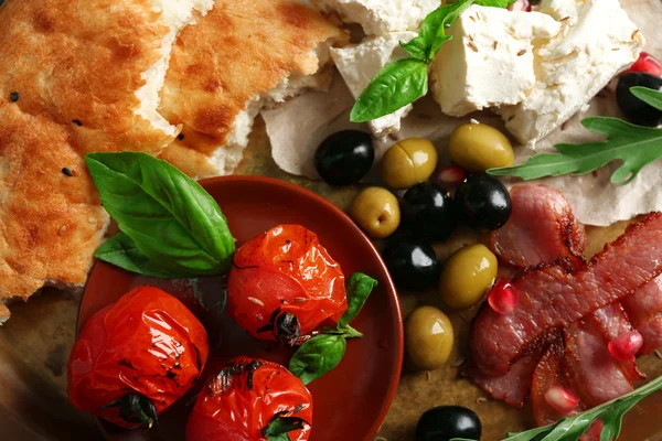 Ingredients of Mediterranean cuisine — Stock Photo, Image