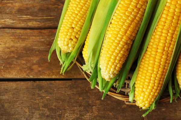 Fresh corn on cobs — Stock Photo, Image